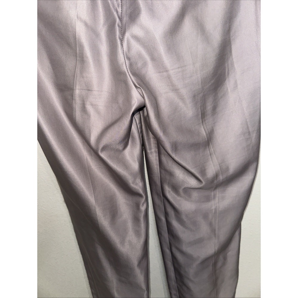 Yves  Saint  Laurent Taupe High- Waisted Dress Pants Straight Leg Trousers Sz 25 - Picture 10 of 16